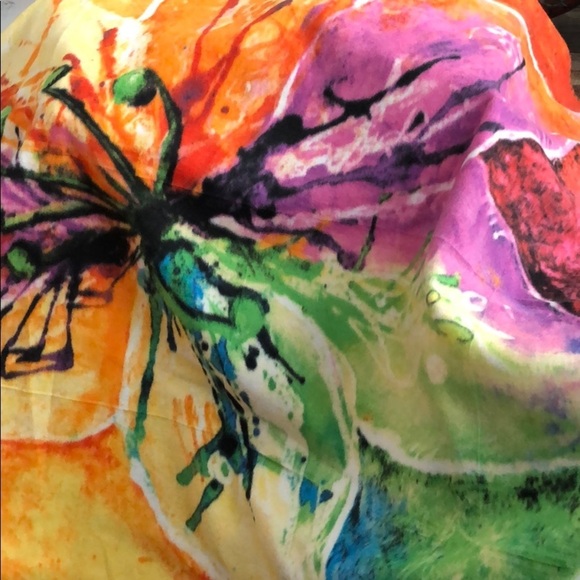 TIE DYE SOFA BLANKET - Soft! NWOT - Picture 4 of 6